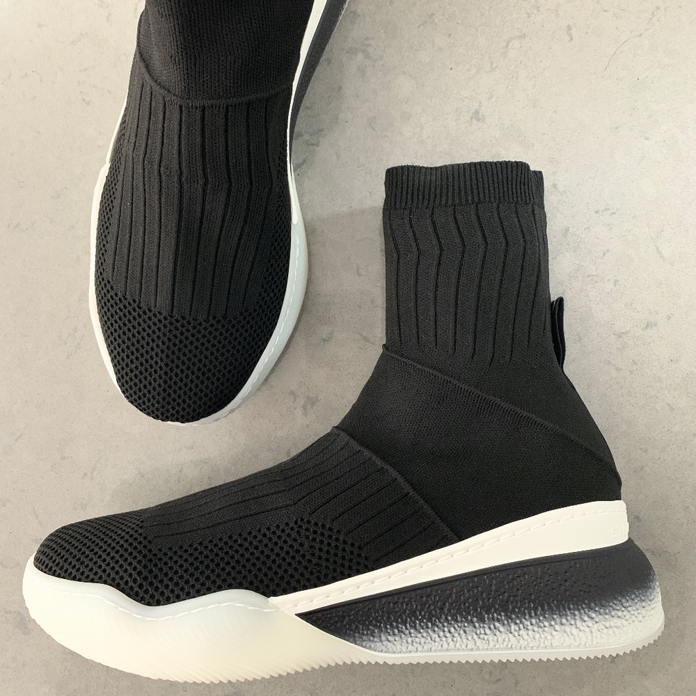 Stella McCartney *New* Black Sock Knit Booties 39